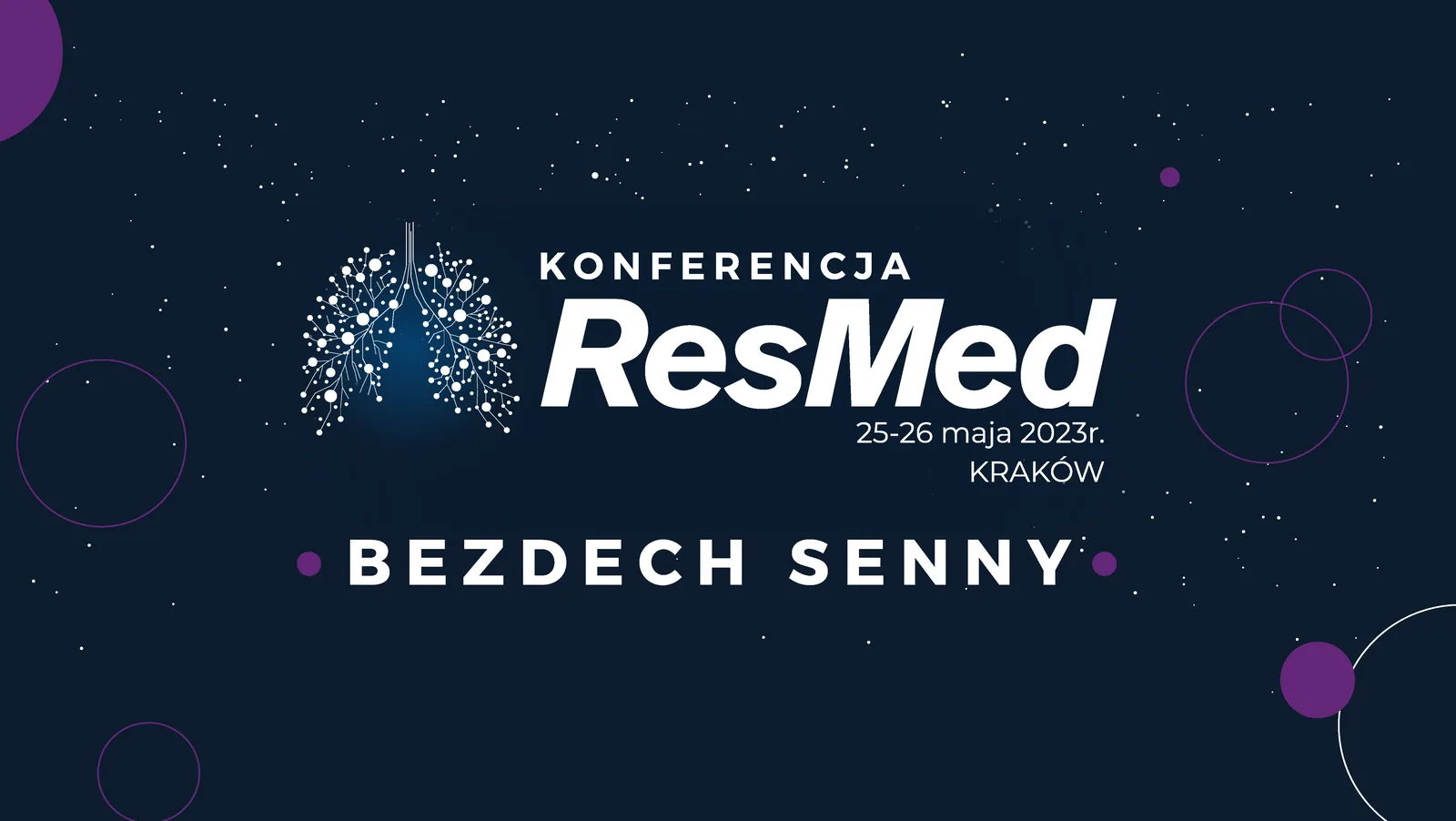 System identyfikacji wizualnej konferencji MedTech, projekt Key Visual AXYN